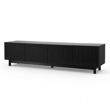 Artiss TV Unit Entertainment Unit Storage Cabinet 180cm Black.
