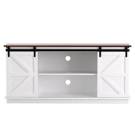 Artiss Buffet Sideboard Storage Cabinet Kitchen Cupboard Sliding Doors White.