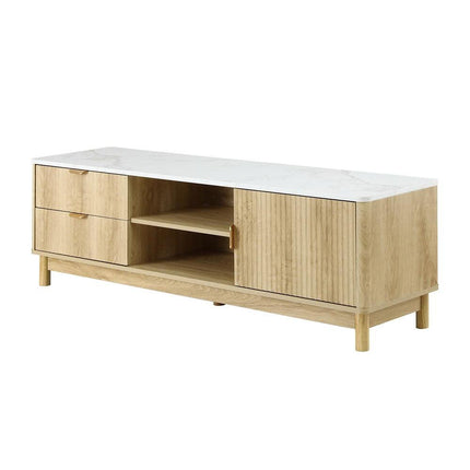 Artiss TV Unit Entertainment Unit Storage Drawer Shelf 150cm Pine.
