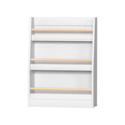 Keezi Kids Bookshelf 3 Tiers Storage Children Bookcase Organiser Display Shelf.
