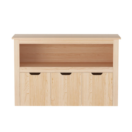 Keezi Kids Bookshelf 3 Drawers Storage Children Bookcase Toy Organiser Display Wooden.