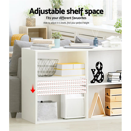 Artiss Bookshelf Set of 3 - VENA White.
