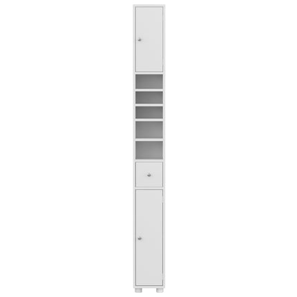 Artiss Bathroom Storage Cabinet 180cm Tall Slim Floor Cupboard Toilet Narrow Linen Tower.