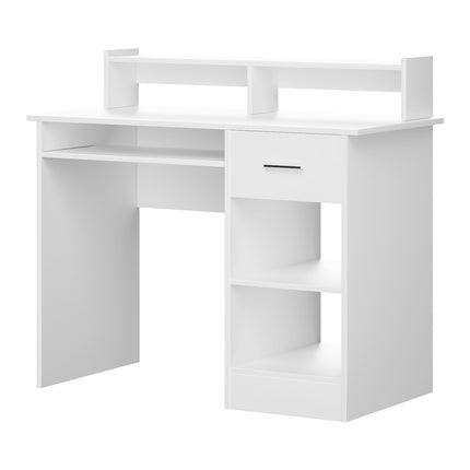 Artiss Computer Desk Shelf Drawer Cabinet White 100CM.