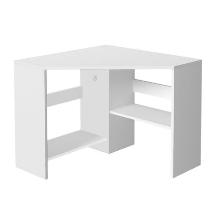 Artiss Corner Computer Desk Shelves CPU Stand L-shape Home Office Workstation Desks.