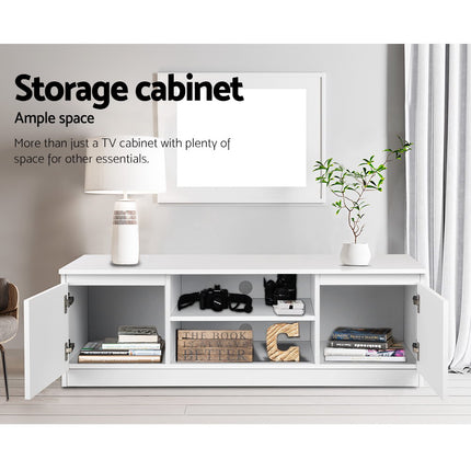 Artiss TV Cabinet Entertainment Unit 120cm White Anita.