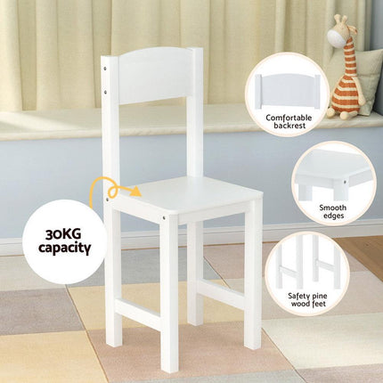 Keezi Kids Table and Chair Set Children Study Play Toys Desk w/ Cabinet Storage.