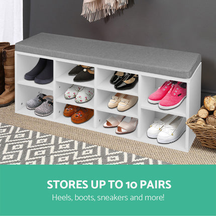 Artiss Shoe Rack Storage Cabinet Bench BOA.