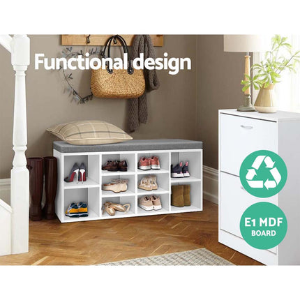 Artiss Shoe Rack Storage Cabinet Bench BOA.