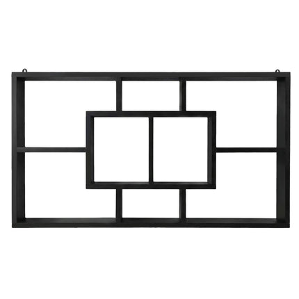 Artiss Floating Wall Shelves Bookshelf Black.