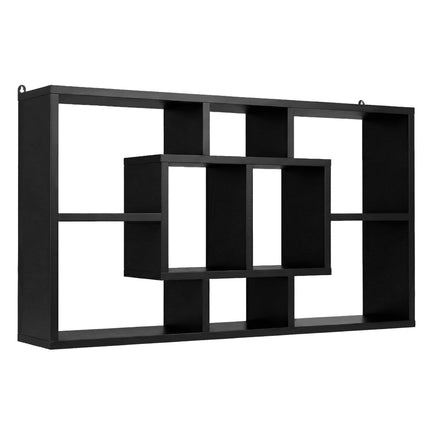 Artiss Floating Wall Shelves Bookshelf Black.