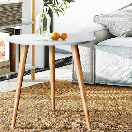 Artiss Coffee Table Round 50CM Callix.