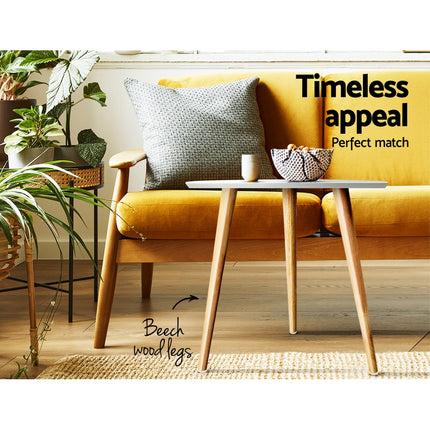 Artiss Coffee Table Round 50CM Callix.