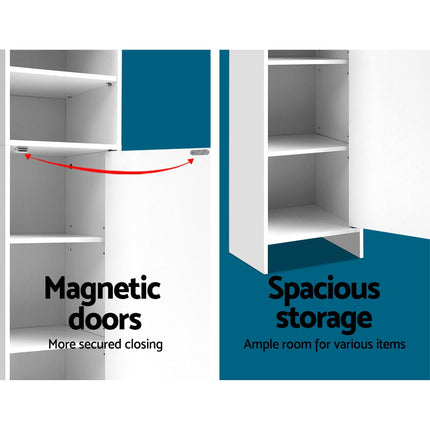 Artiss Bathroom Cabinet Storage 185cm White.
