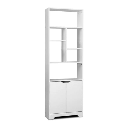 Artiss Bookshelf with Cabinet - GINA White.