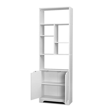 Artiss Bookshelf with Cabinet - GINA White.