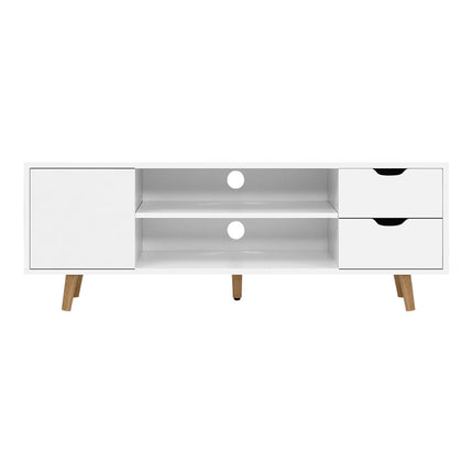 Artiss TV Cabinet Entertainment Unit 120cm White Larin.