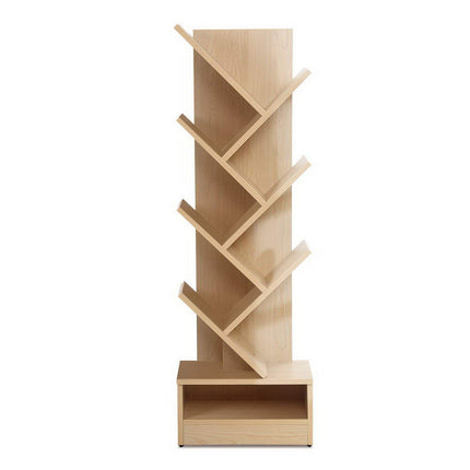 Artiss Tree Bookshelf 7 Tiers - ECHO Oak.