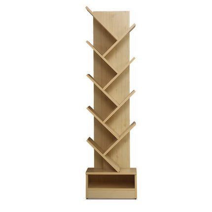 Artiss Tree Bookshelf 9 Tiers - ECHO Oak.