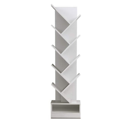 Artiss Tree Bookshelf 9 Tiers - ECHO White.