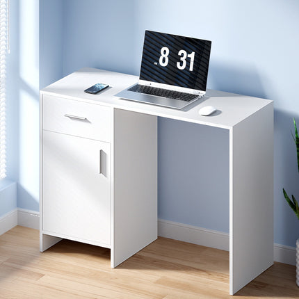 Artiss Computer Desk Drawer Cabinet White 100CM.