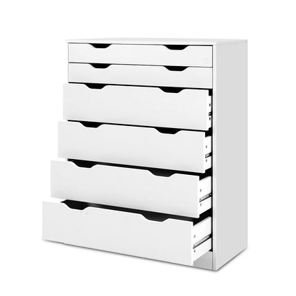Artiss 6 Chest of Drawers - MYLA White.