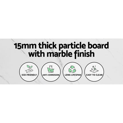 Artiss Console Table Marble Effect Frenisha.