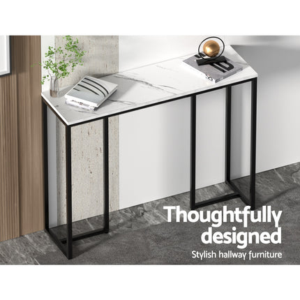 Artiss Console Table Marble Effect Frenisha.