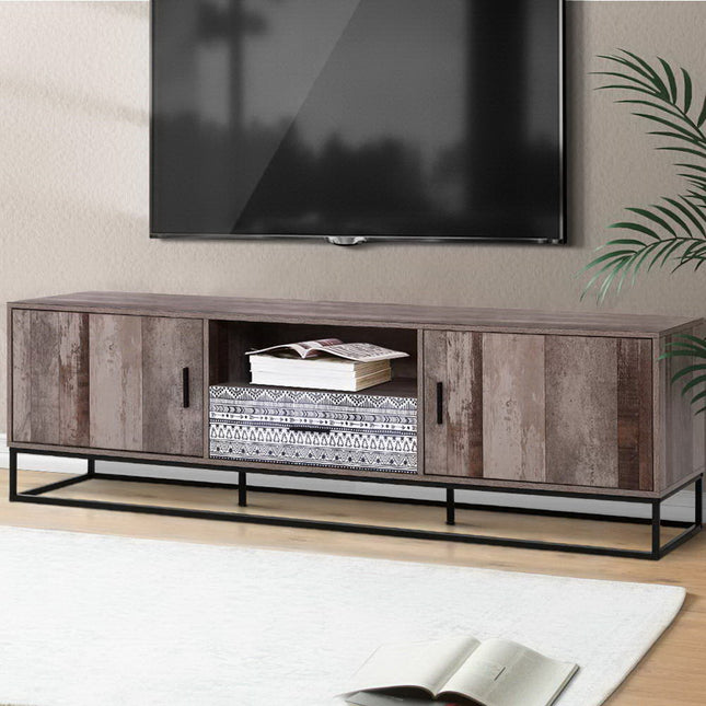 Artiss TV Cabinet Entertainment Unit 180cm Industrial.
