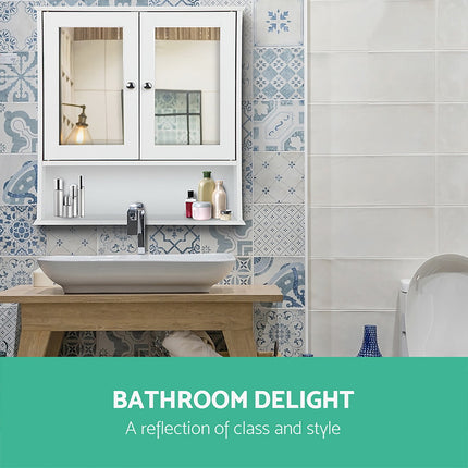 Artiss Bathroom Mirror Cabinet Storage Cupboard.