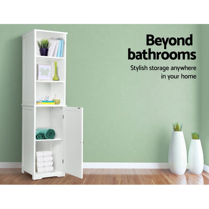 Artiss Bathroom Cabinet Storage 160cm White.