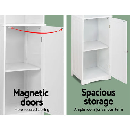Artiss Bathroom Cabinet Storage 160cm White.