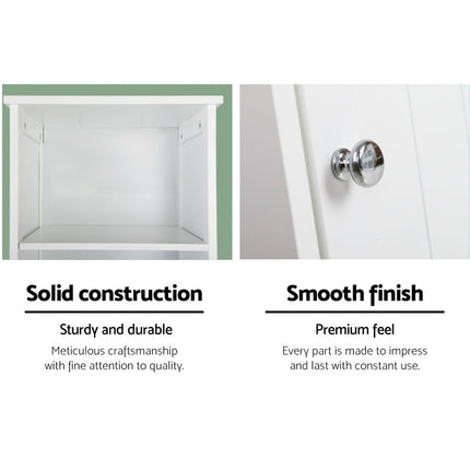 Artiss Bathroom Cabinet Storage 160cm White.