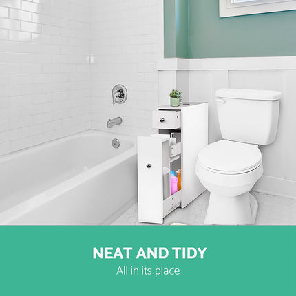 Artiss Bathroom Storage Cabinet Tissue Holder.