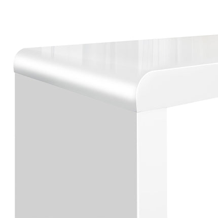 Artiss Nesting Coffee Table Set of 3 Glossy White.