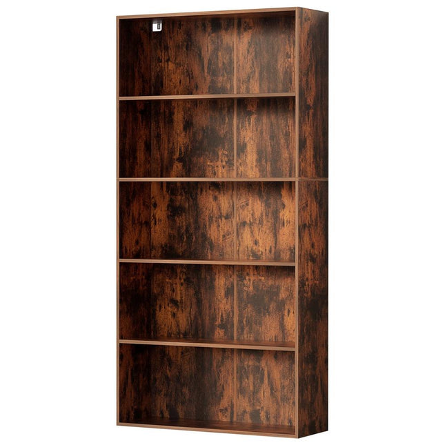 Artiss Bookshelf 5 Tiers Walnut.