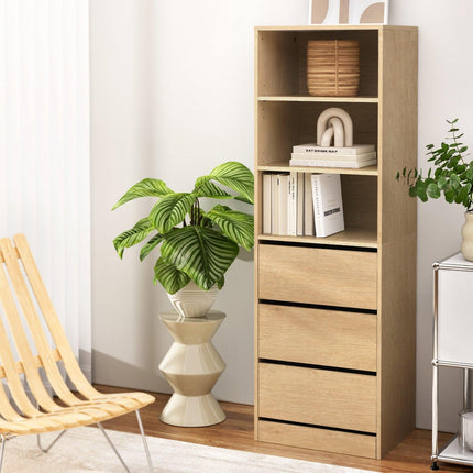 Artiss 3 Chest of Drawers Tallboy Cabinet Pine.