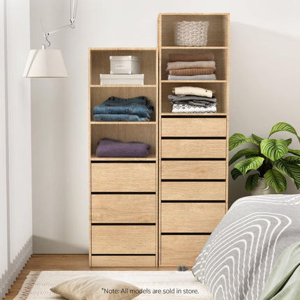 Artiss 3 Chest of Drawers Tallboy Cabinet Pine.