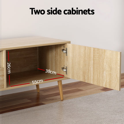 Artiss Entertainment Unit Alex TV Cabinet Storage Drawers 200CM.