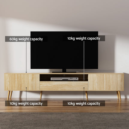 Artiss Entertainment Unit Alex TV Cabinet Storage Drawers 200CM.