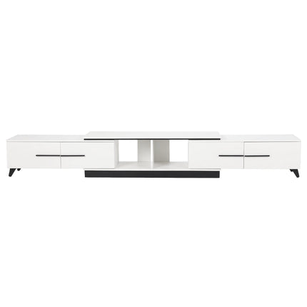 Artiss Extendable TV Cabinet Entertainment Unit Stand White.