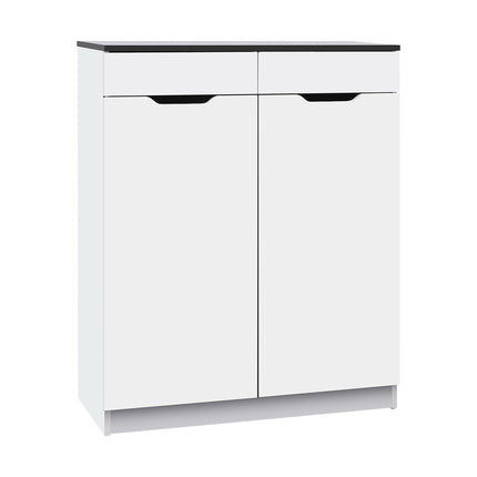 Artiss Shoe Rack Cabinet 30 Pairs White Eve.