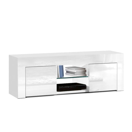 Artiss Entertainment Unit TV Cabinet 130cm White Ivan.