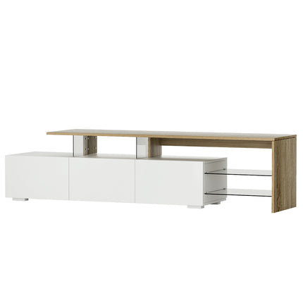 Artiss TV Cabinet Entertainment Unit 180cm Wood White James.