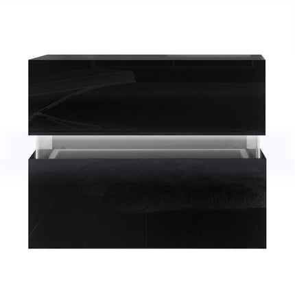 Artiss Vanity Stool Velvet Black Abella.