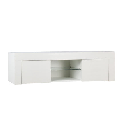 Artiss Entertainment Unit TV Cabinet LED 130cm White Angus.