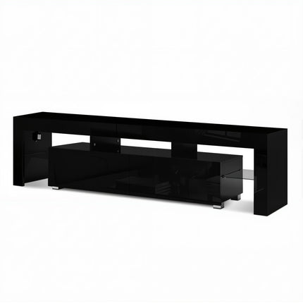 Artiss Entertainment Unit TV Cabinet LED 189cm Black Elo.