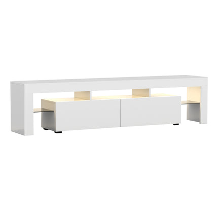 Artiss Entertainment Unit TV Cabinet LED 189cm White Elo.