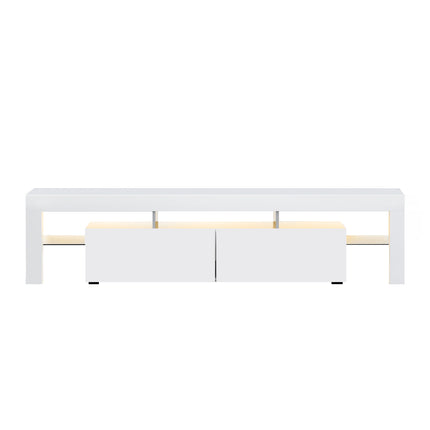 Artiss Entertainment Unit TV Cabinet LED 189cm White Elo.
