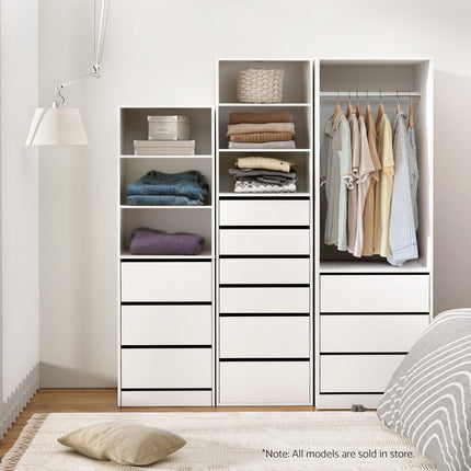 Artiss Wardrobe Clothes Closet Storage Organizer White.